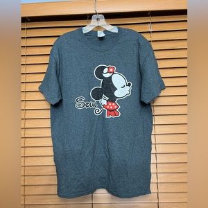 Tee shirt with Soul graphics Sz L gray women’s